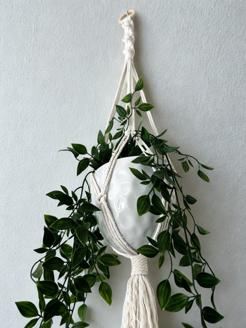 Macrame Plant Hanger (pot included)